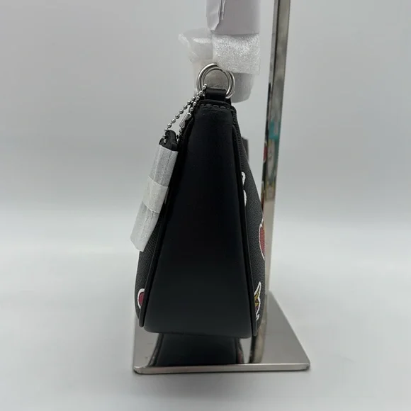 Coach Teri Shoulder Bag With Heart Bolt Print - Picture 4 of 14